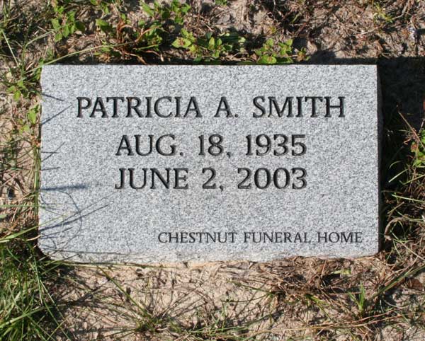 Patricia A. Smith Gravestone Photo