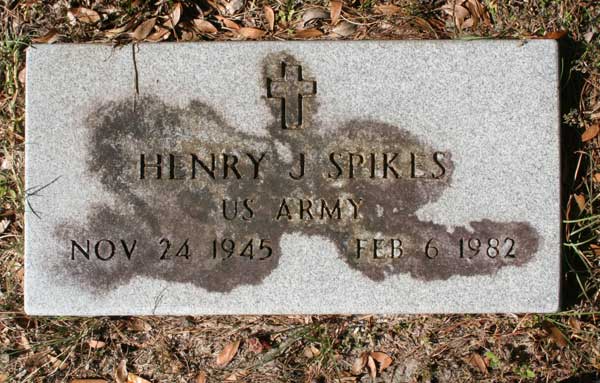 Henry J. Spikes Gravestone Photo