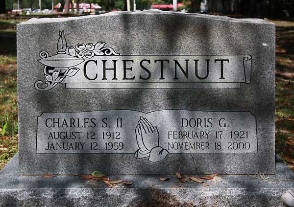 Charles S. II & Doris G. Chestnut Gravestone Photo