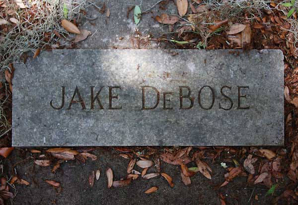 Jake DeBose Gravestone Photo