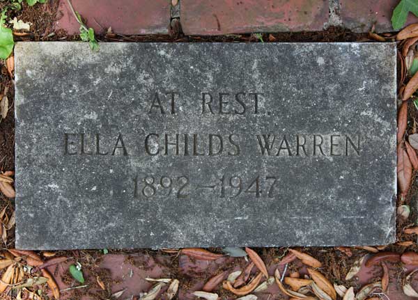 Ella Childs Warren Gravestone Photo