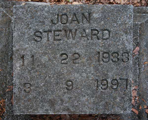 Joan Steward Gravestone Photo