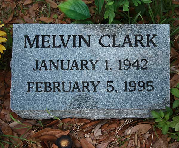 Melvin Clark Gravestone Photo
