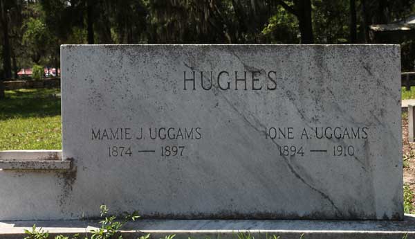 Mamie J. Uggams & Ione A. Uggams Hughes Gravestone Photo