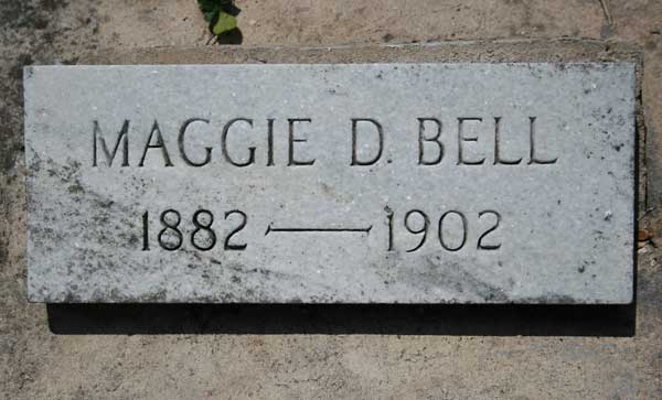 Maggie D. Bell  Gravestone Photo