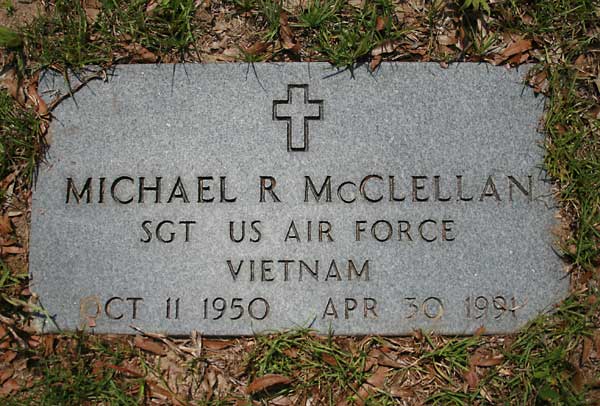 Michael R. McClellan Gravestone Photo
