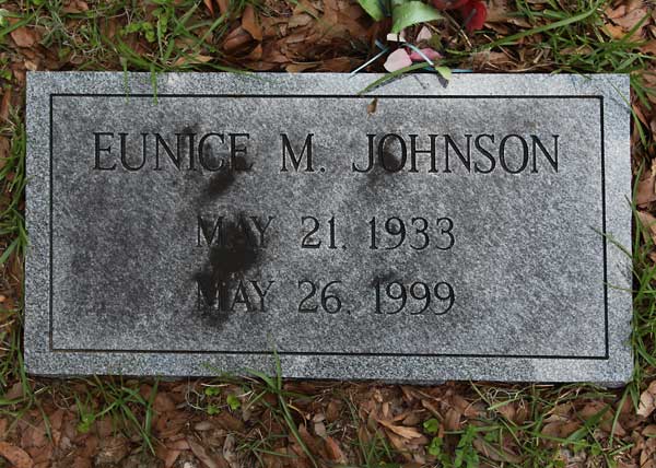 Eunice M. Johnson Gravestone Photo