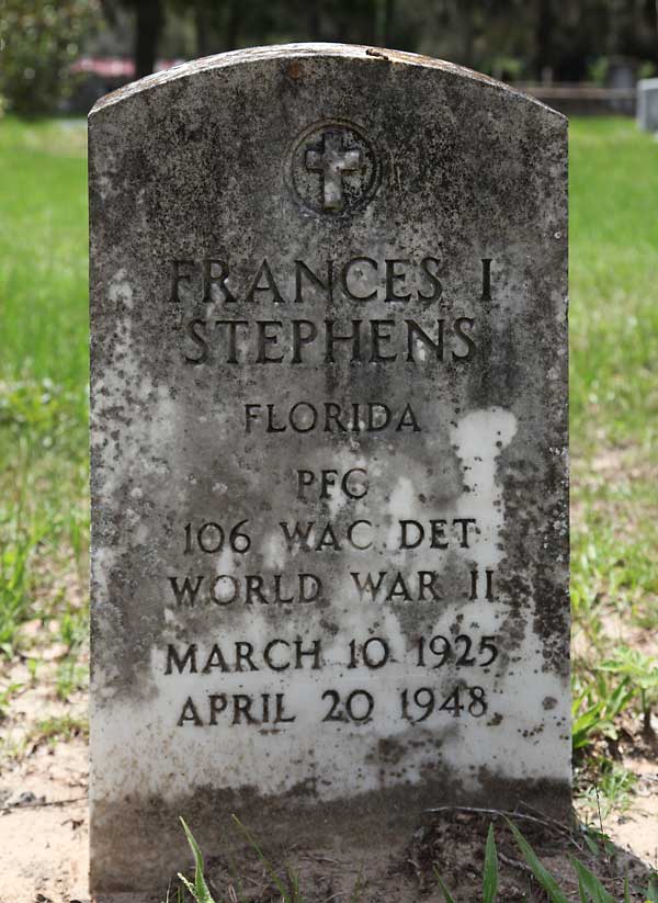Frances I. Stephens Gravestone Photo