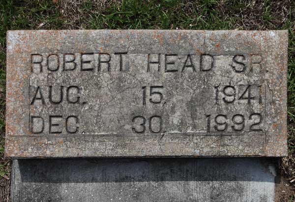 Robert Head Gravestone Photo