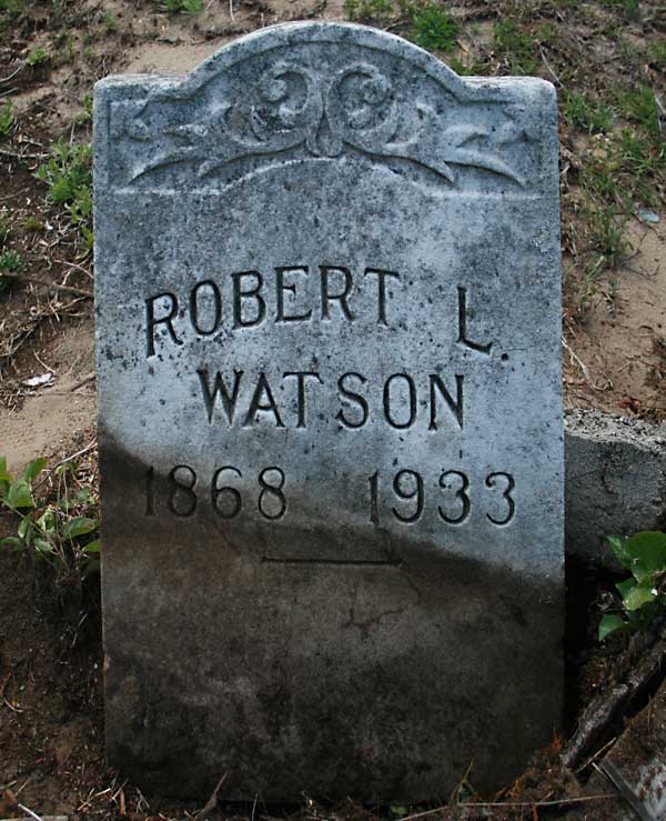 Robert L. Watson Gravestone Photo