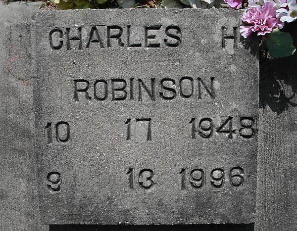 Charles H. Robinson Gravestone Photo