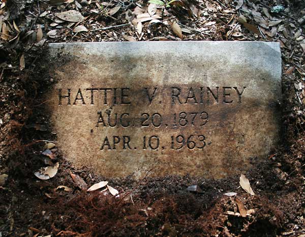 Hattie V. Rainey Gravestone Photo