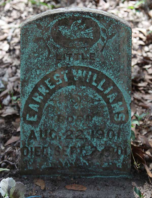 Earnest Williams Gravestone Photo