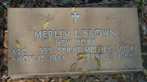 Merlin L. Brown Gravestone Photo