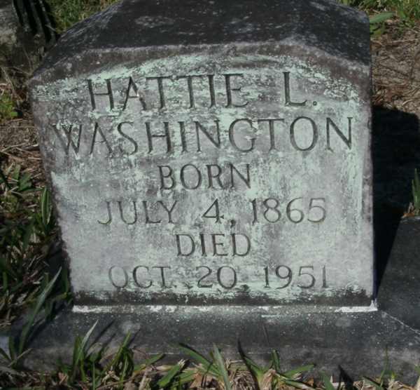 Hattie L. Washington Gravestone Photo