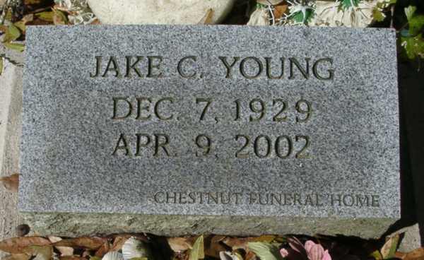 Jake C. Young Gravestone Photo
