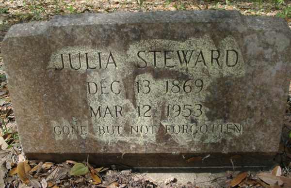 Julia Steward Gravestone Photo