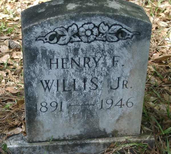 Henry F. Willis Gravestone Photo