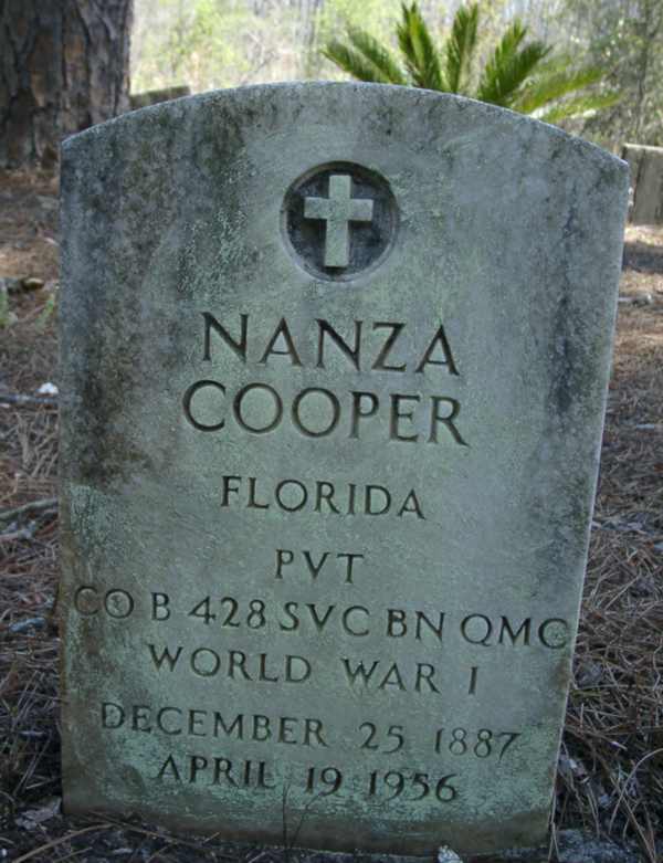 Nanza Cooper Gravestone Photo