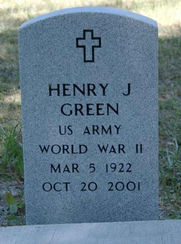Henry J. Green Gravestone Photo