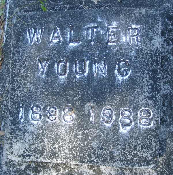 Walter Young Gravestone Photo