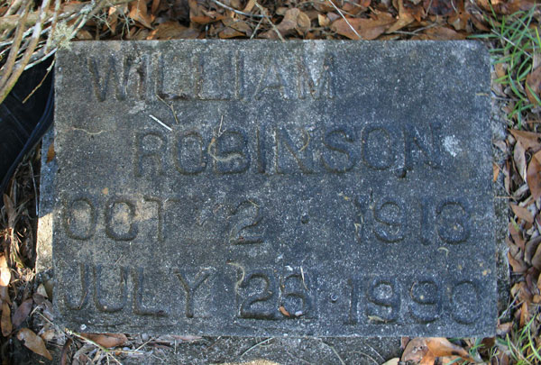WILLIAM ROBINSON Gravestone Photo
