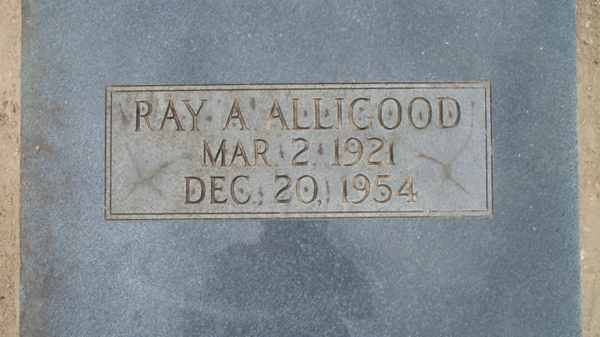 Ray A. Alligood Gravestone Photo