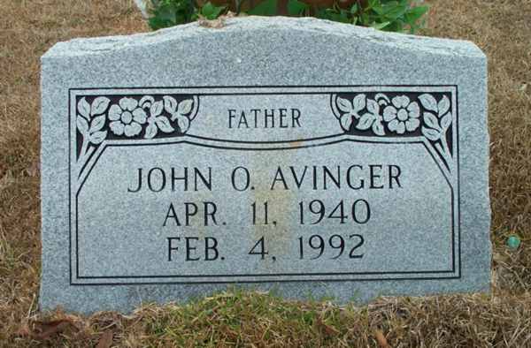 John O. Avinger Gravestone Photo