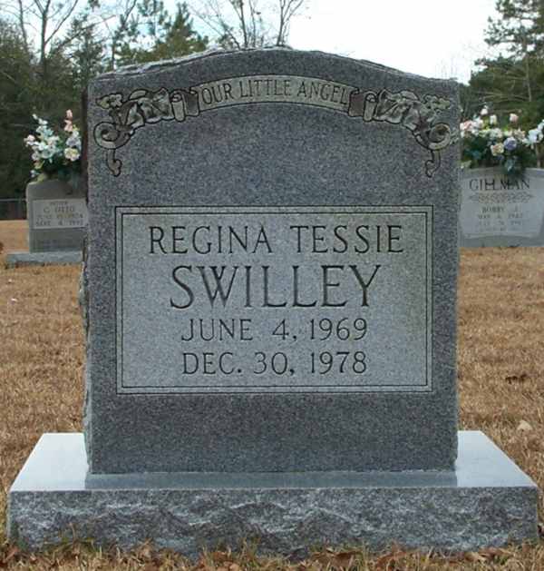 Regina Tessie Swilley Gravestone Photo