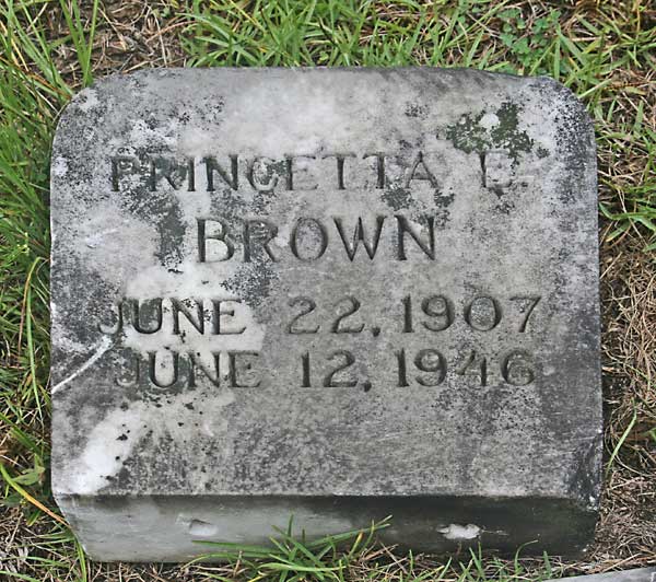 Princetta D. Brown Gravestone Photo