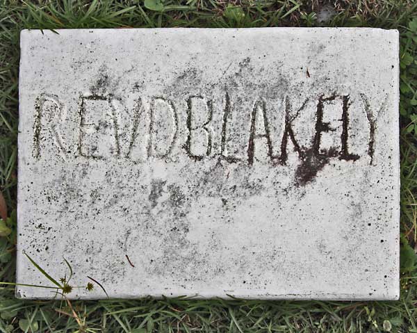 Rev. D. Blakely Gravestone Photo