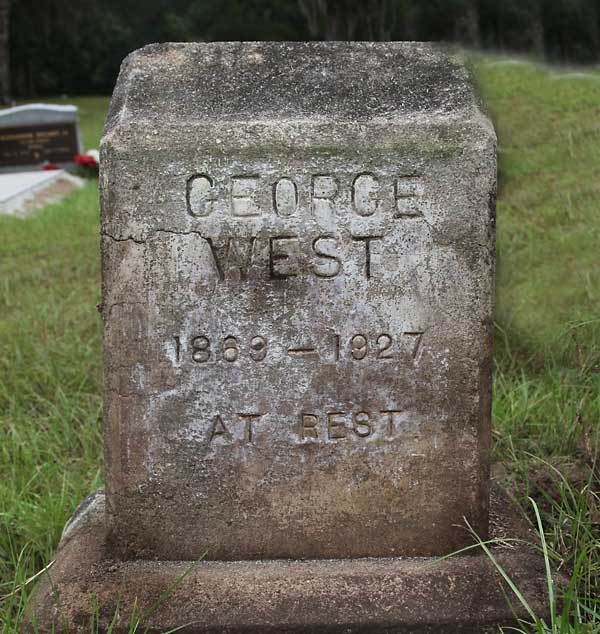 George West Gravestone Photo