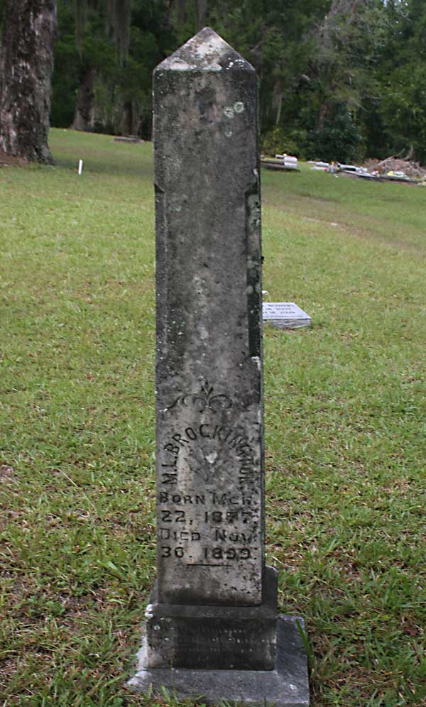 M. L. Brockington Gravestone Photo