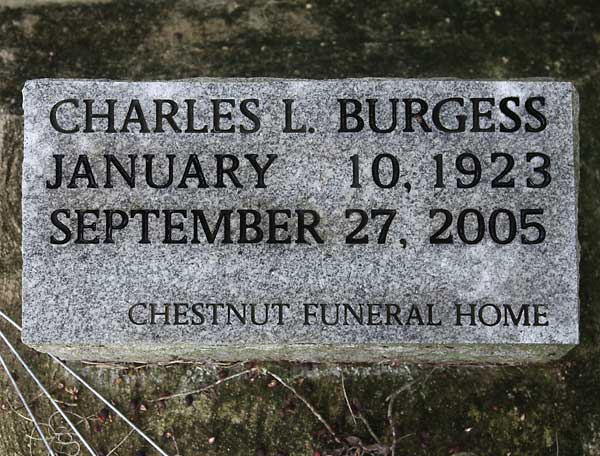 Charles L. Burgess Gravestone Photo