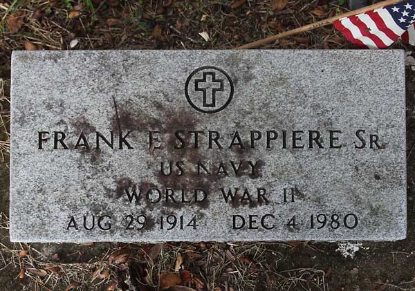 Frank E. Strappiere Gravestone Photo