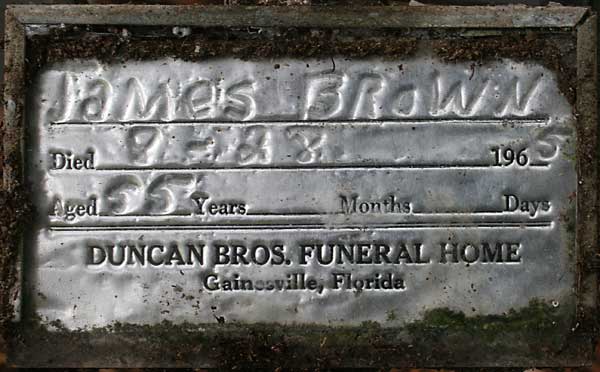 James Brown Gravestone Photo