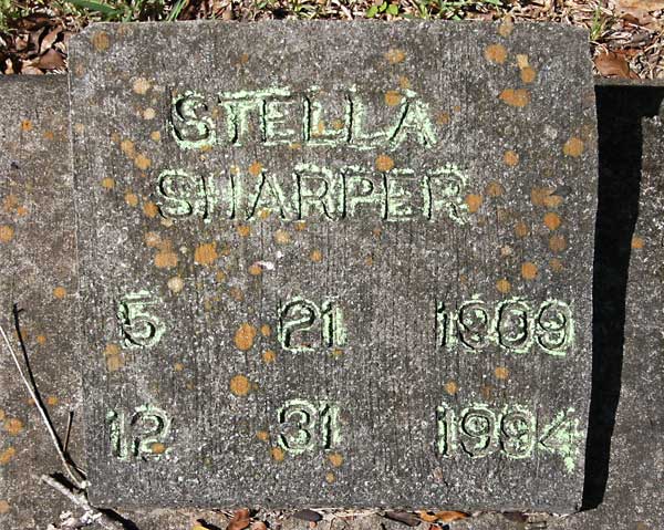 Stella Sharper Gravestone Photo