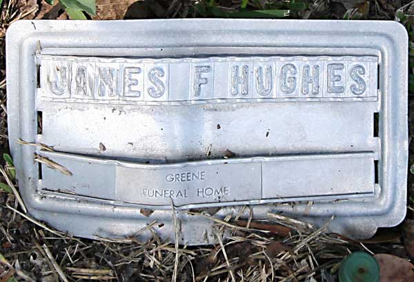 James F. Hughes Gravestone Photo