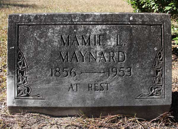 Mamie L. Maynard Gravestone Photo