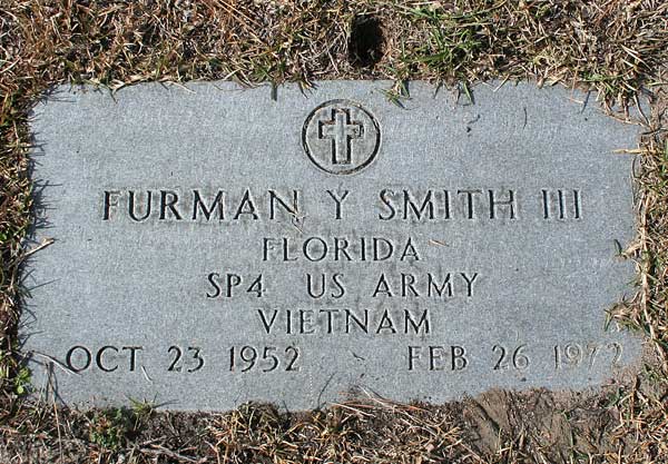 Furman Y. Smith Gravestone Photo