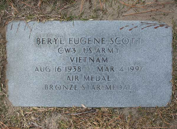 Beryl Eugene Scott Gravestone Photo