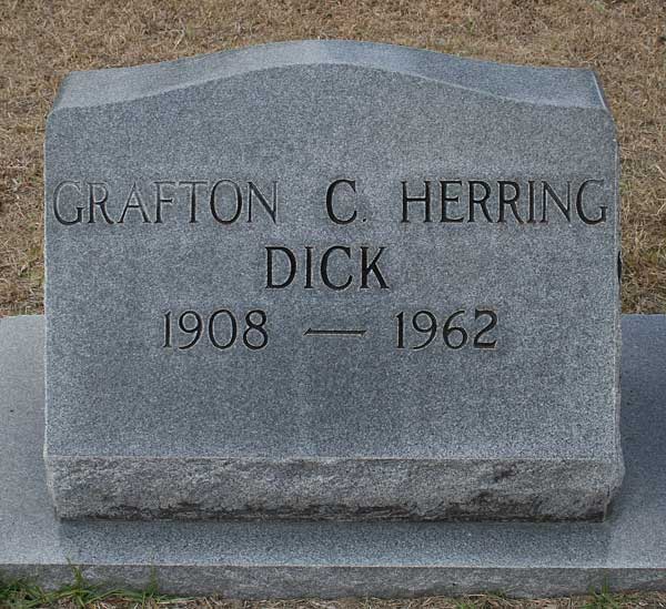 Grafton C. Herring Gravestone Photo