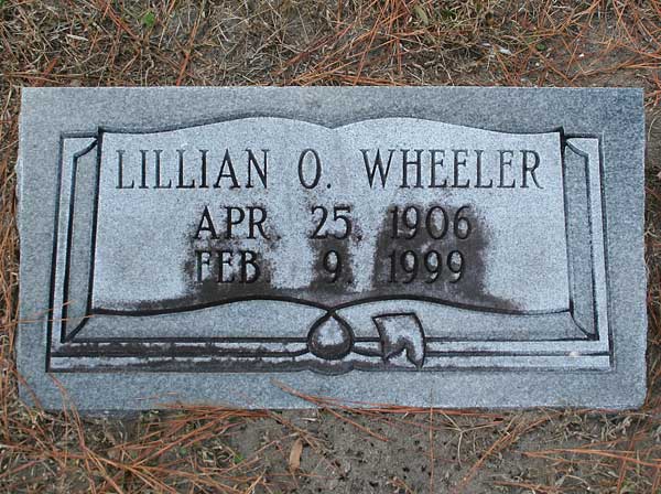 Lillian O. Wheeler Gravestone Photo