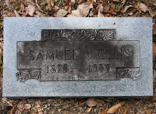 Samuel J. Ellis Gravestone Photo