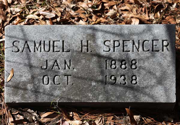 Samuel H. Spencer Gravestone Photo
