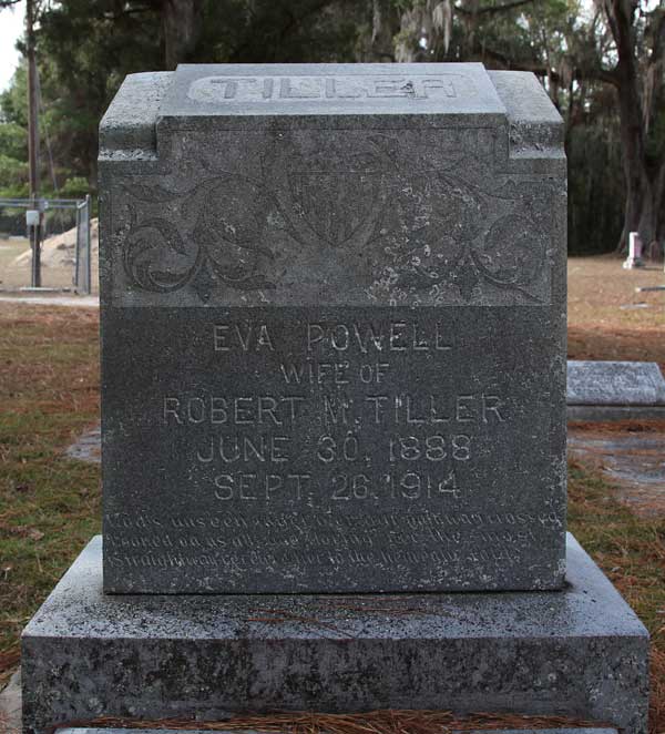 Eva Powell Tiller Gravestone Photo