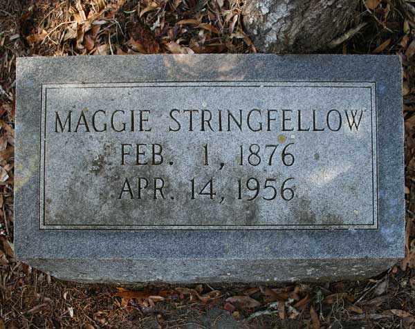 Maggie Stringfellow Gravestone Photo