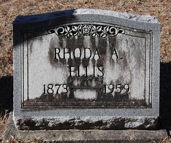 Rhoda A. Ellis Gravestone Photo
