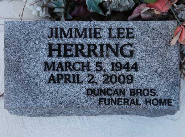 Jimmie Lee Herring Gravestone Photo