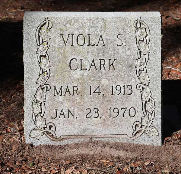 Viola S. Clark Gravestone Photo